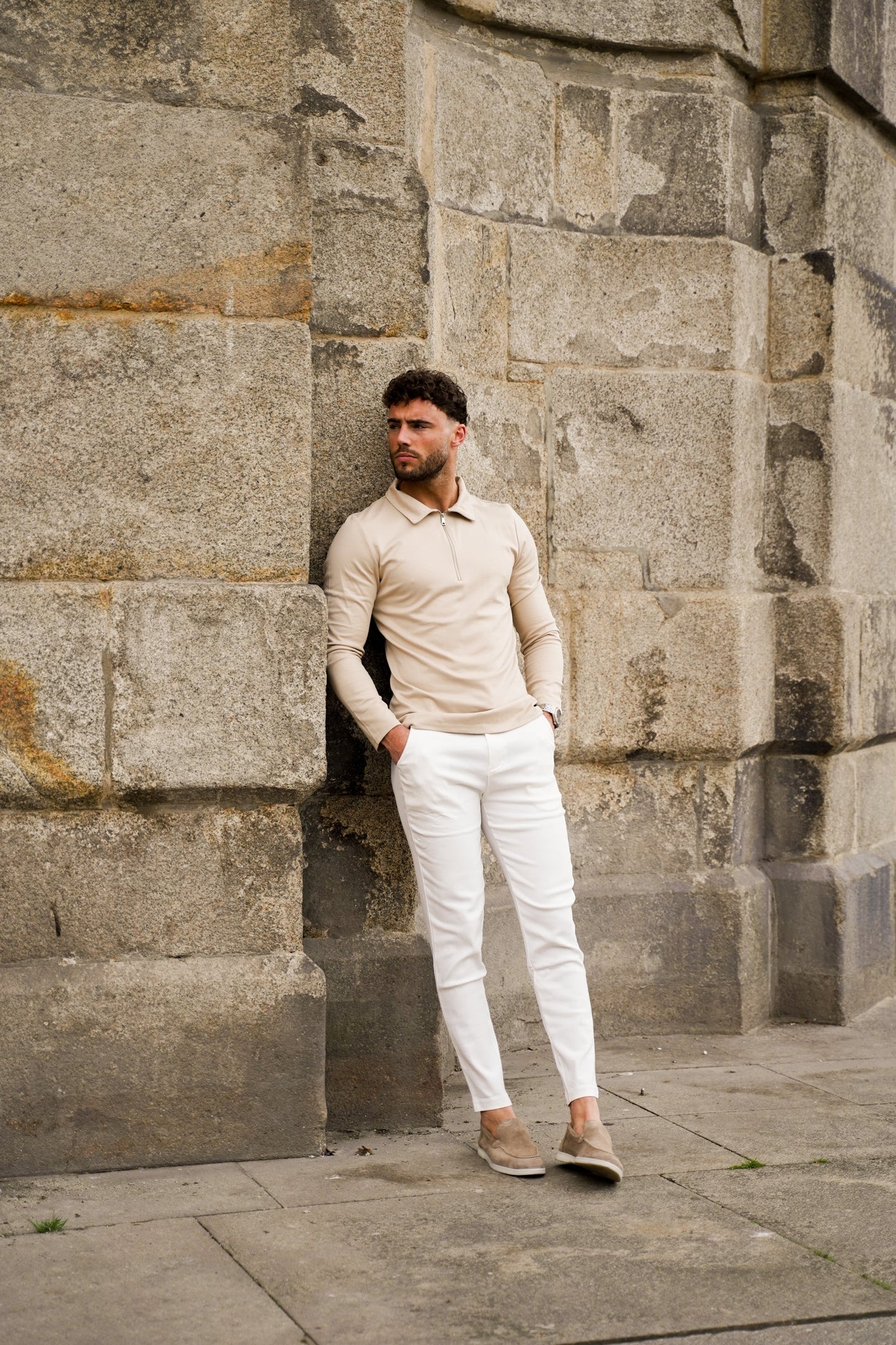 Italian Pantalon | White