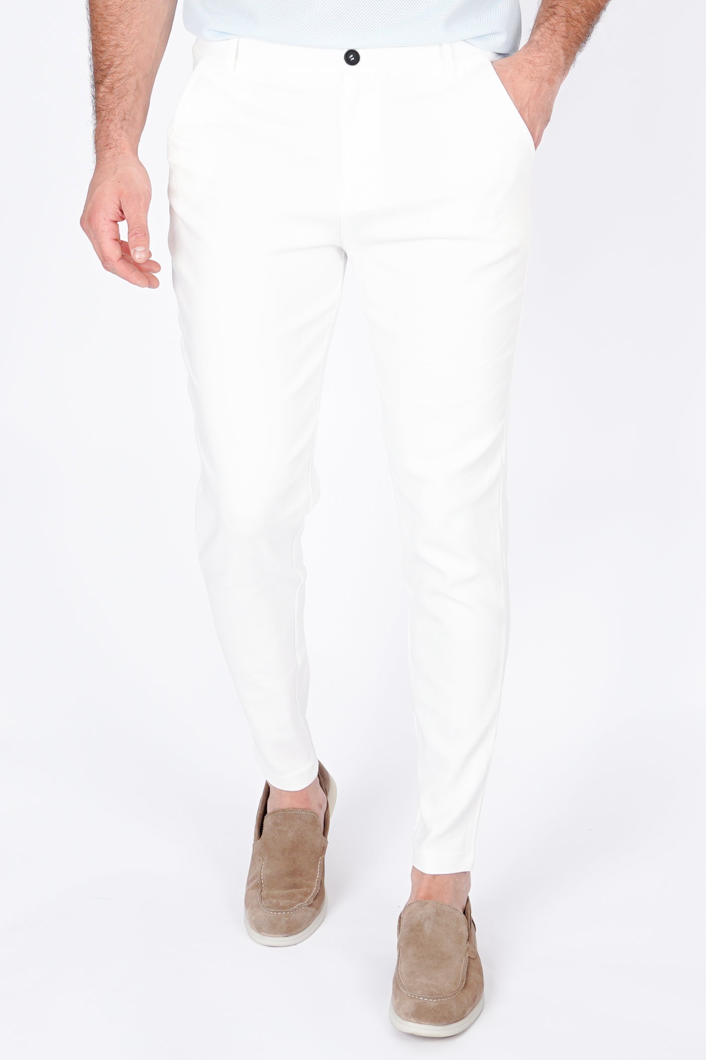 Italian Pantalon | White