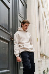 Basic hoodie - Beige - NewfivePlus