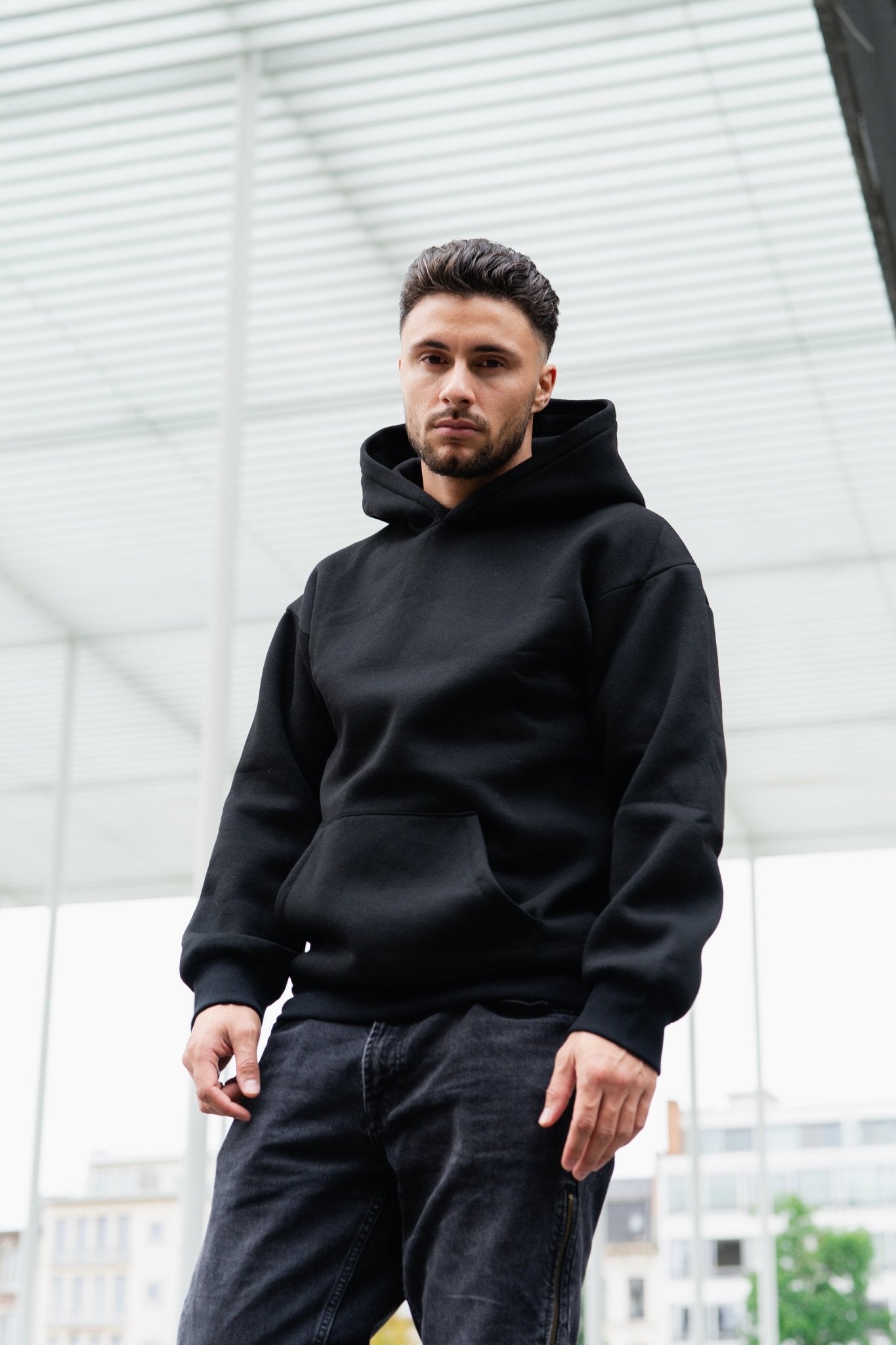 Basic hoodie - Black - NewfivePlus