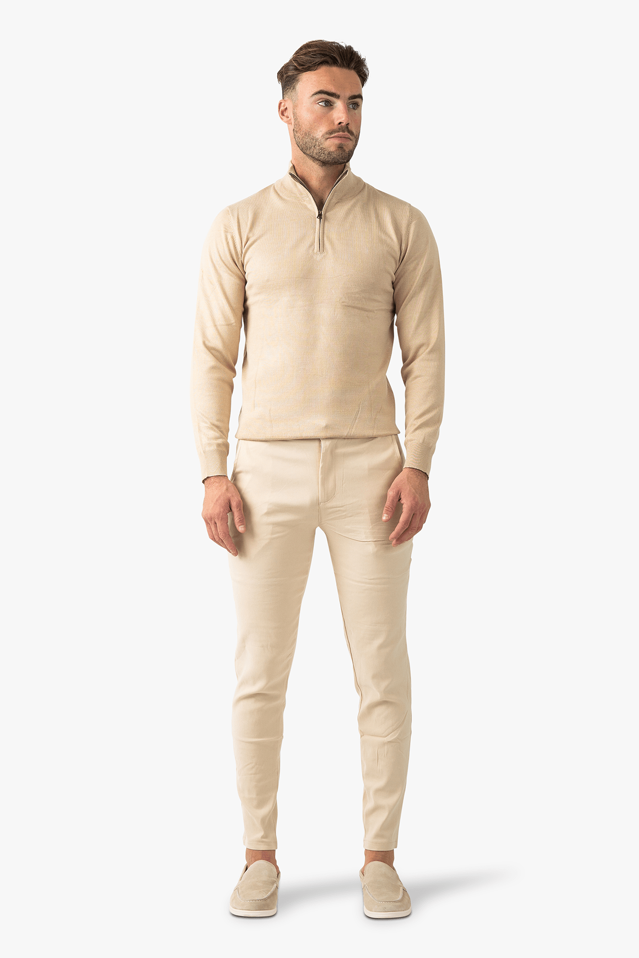 Italian Pantalon - Beige - NewfivePlus