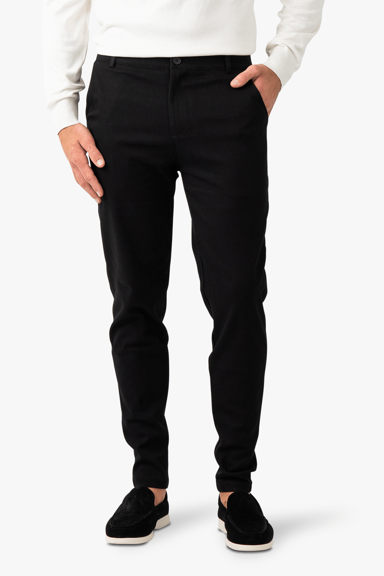 Italian Pantalon | Black - NewfivePlus