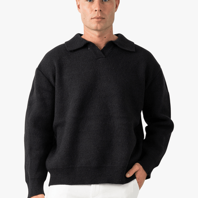 Oversized trui Camelo - Black - NewfivePlus