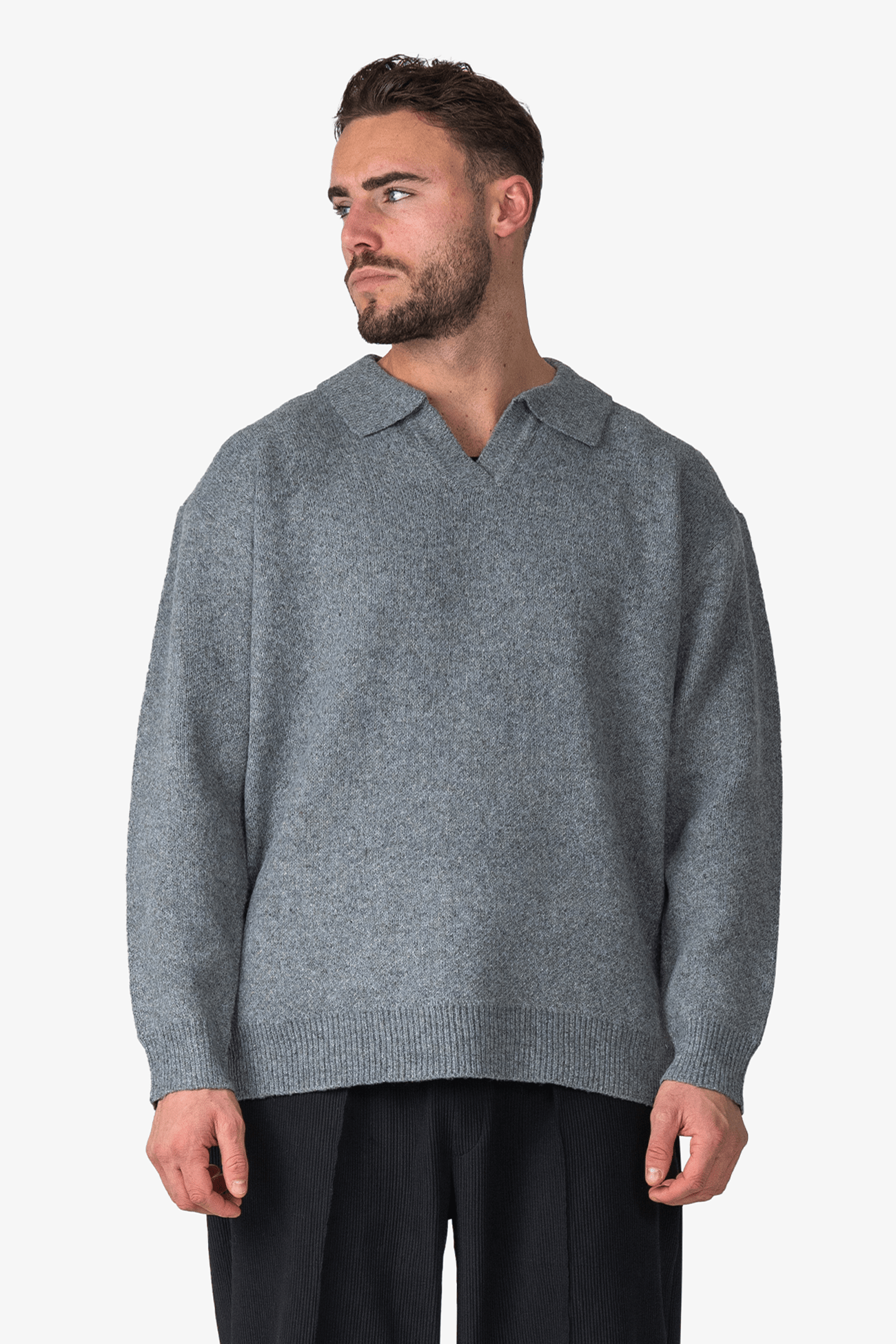 Oversized trui Camelo - Grey - NewfivePlus