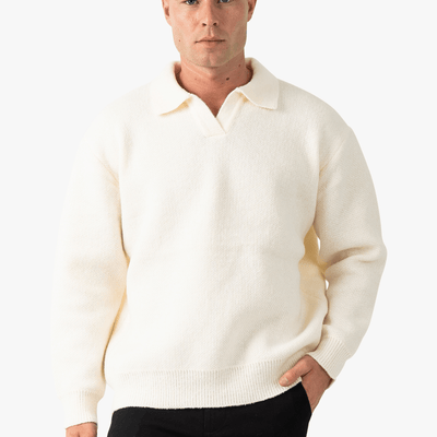 Oversized trui Camelo - White - NewfivePlus